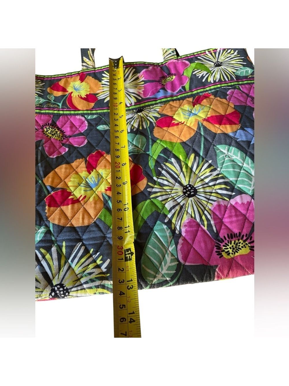 Vera Bradley Floral Tote Bag - Picture 14 of 14